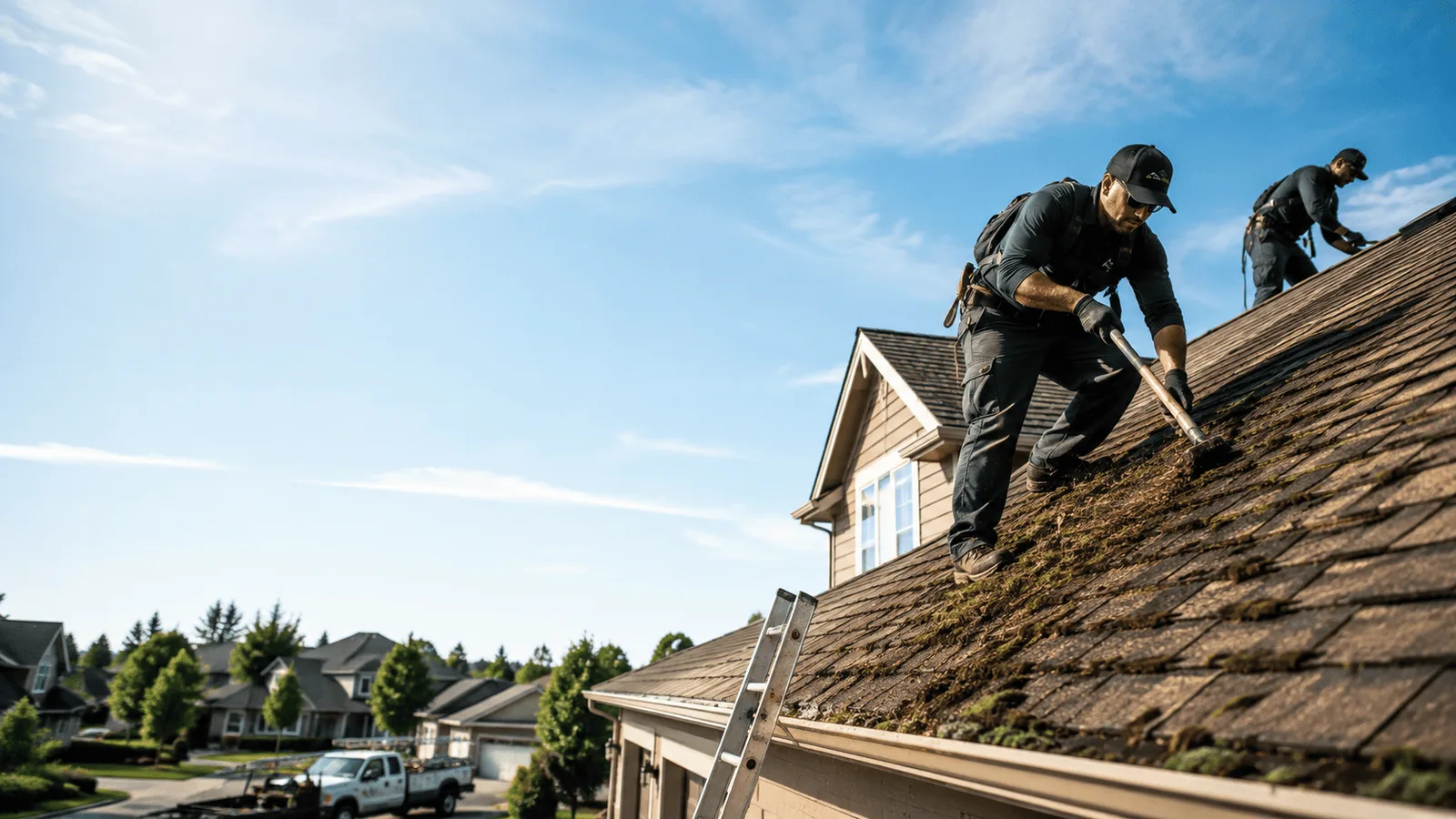 Roof Moss Removal in Ringwood, IL near me